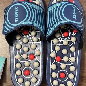 Feet Acupuncture Acupressure Massage Slippers New in Box